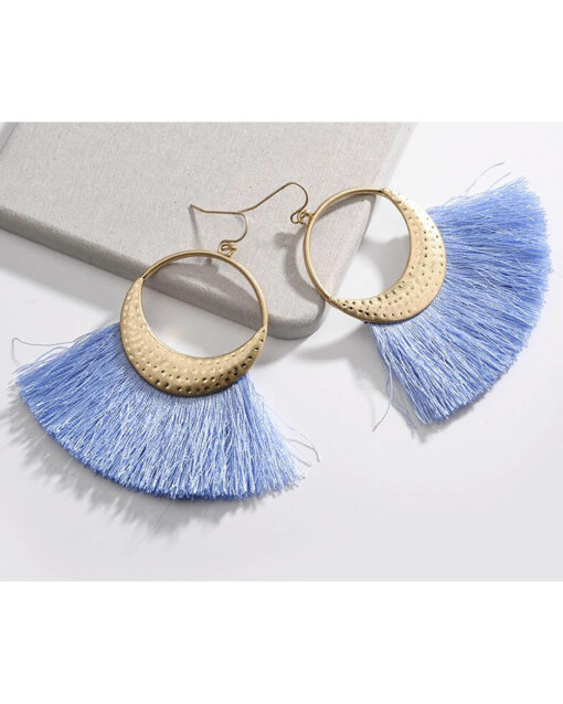 beach blue earrings